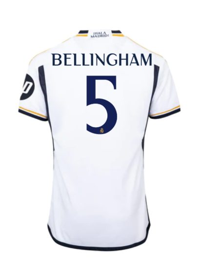 Real Madrid Bellingham 5 Home Jersey 23-24