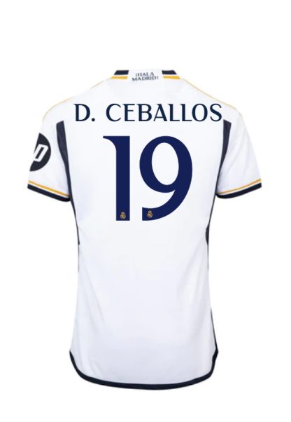 Real Madrid D. Ceballos 19 Home Jersey 23-24