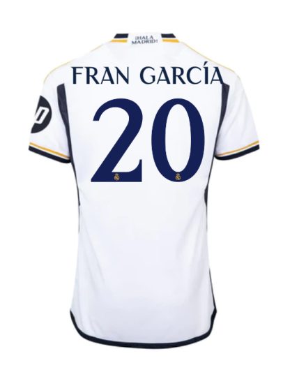 Real Madrid Fran García 20 Home Jersey 23-24