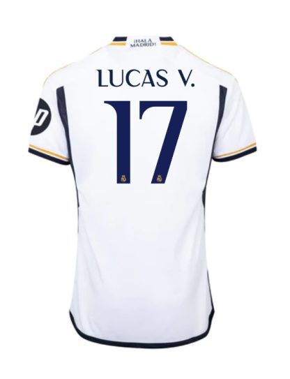 Real Madrid Lucas V. 17 Home Jersey 23-24