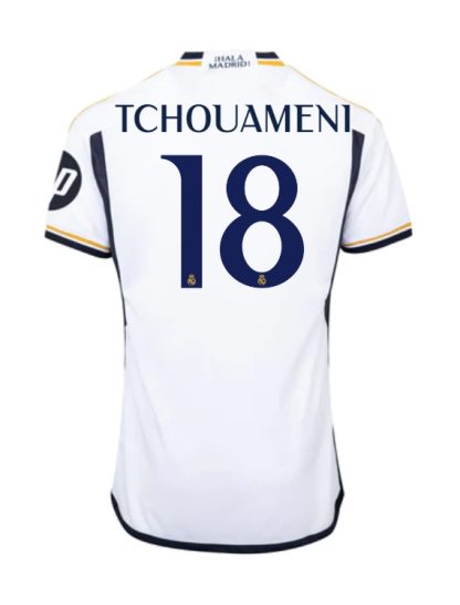 Real Madrid Tchouameni 18 Home Jersey 23-24