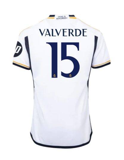 Real Madrid Valverde 15 Home Jersey 23-24