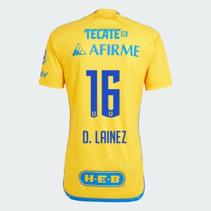 Tigres UANL D. LAINEZ 16 Home Jersey 23-24