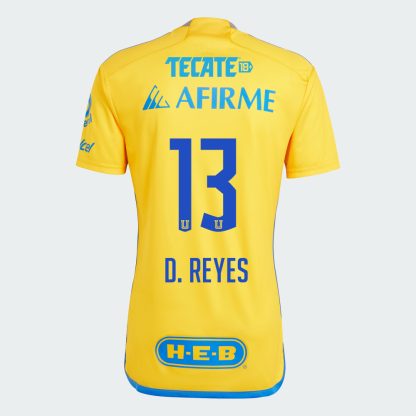 Tigres UANL D. REYES 13 Home Jersey 23-24