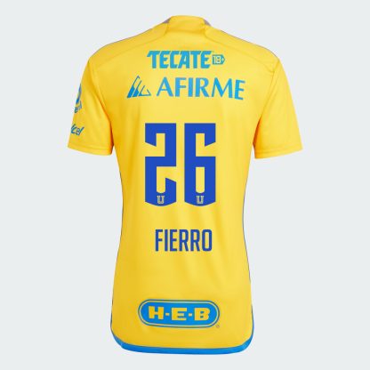 Tigres UANL FIERRO 26 Home Jersey 23-24