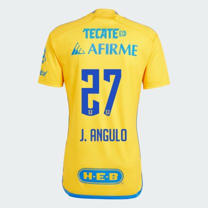 Tigres UANL J. ANGULO 27 Home Jersey 23-24