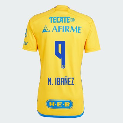 Tigres UANL N. IBAÑEZ 9 Home Jersey 23-24