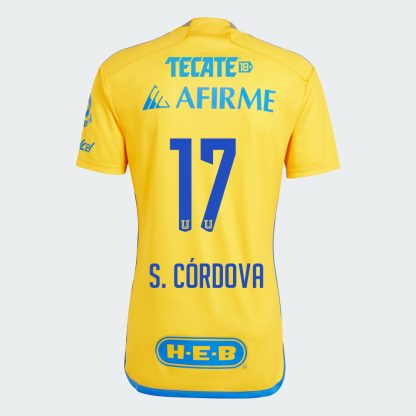 Tigres UANL S. CÓRDOVA 17 Home Jersey 23-24