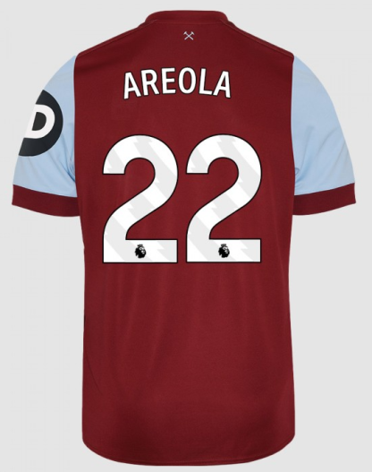 West Ham United AREOLA 22 Home Jersey 23-24