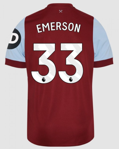 West Ham United EMERSON 33 Home Jersey 23-24