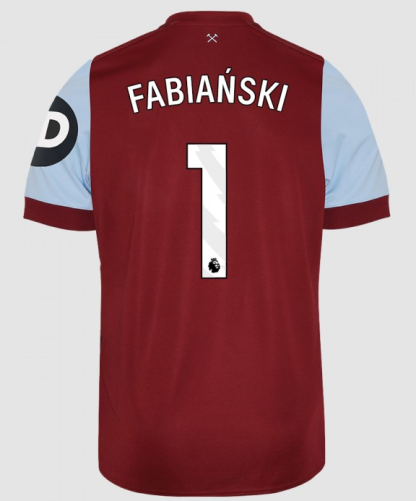 West Ham United FABIAŃSKI 1 Home Jersey 23-24