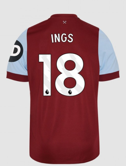 West Ham United INGS 18 Home Jersey 23-24