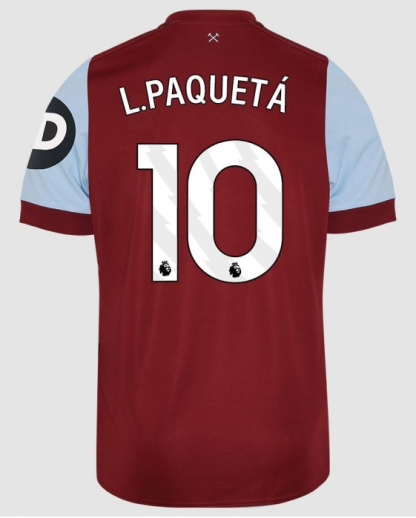 West Ham United L.PAQUETÁ 10 Home Jersey 23-24