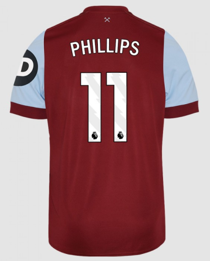 West Ham United PHILLIPS 11 Home Jersey 23-24