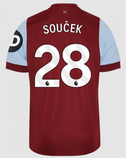 West Ham United SOUČEK 28 Home Jersey 23-24