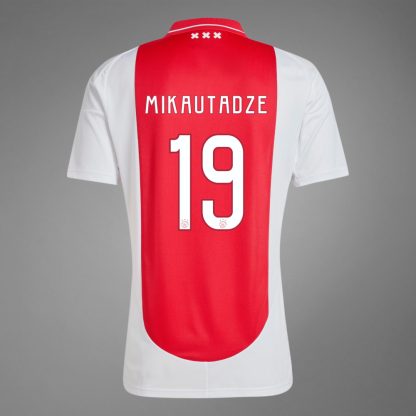 Ajax MIKAUTADZE 19 Home Jersey 24-25