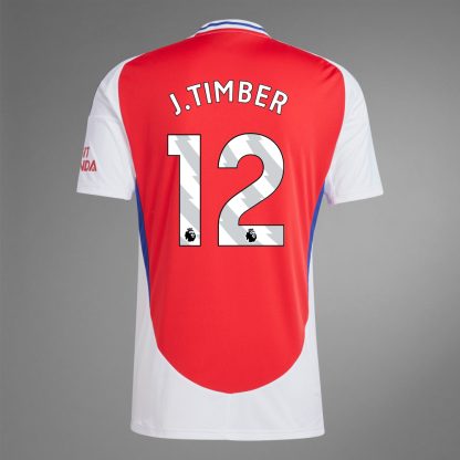 Arsenal Home J.TIMBER 12 Soccer Jersey 24-25