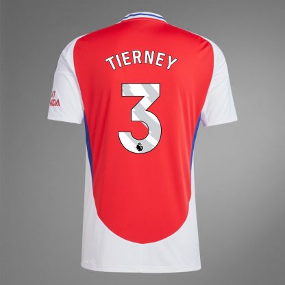 Arsenal Home TIERNEY 3 Soccer Jersey 24-25