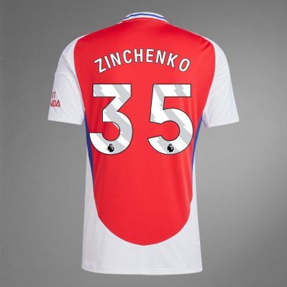 Arsenal Home ZINCHENKO 35 Soccer Jersey 24-25