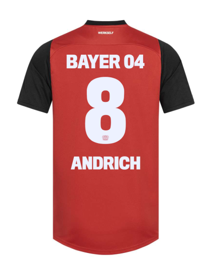 Bayer 04 Leverkusen ANDRICH 8 Home Jersey 24-25