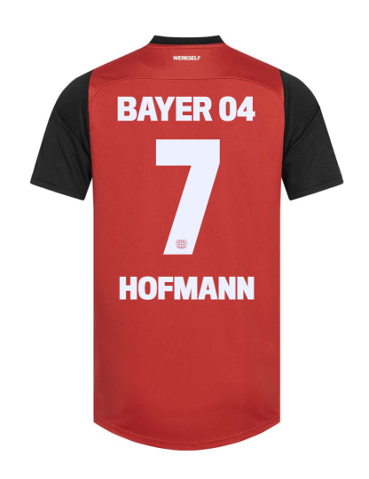 Bayer 04 Leverkusen HOFMANN 7 Home Jersey 24-25