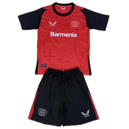 Bayer Leverkusen Home Jersey Kids Kit 24-25