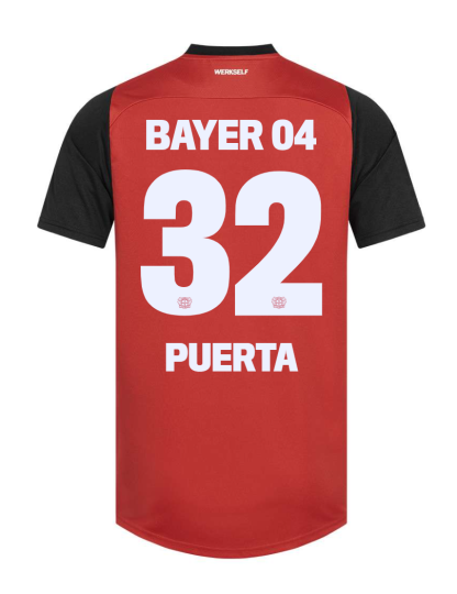 Bayer 04 Leverkusen PUERTA 32 Home Jersey 24-25