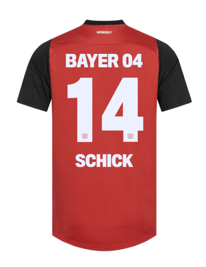 Bayer 04 Leverkusen SCHICK 14 Home Jersey 24-25