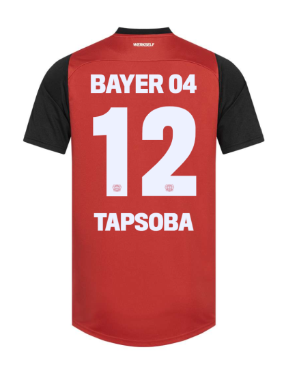 Bayer 04 Leverkusen TAPSOBA 12 Home Jersey  24-25