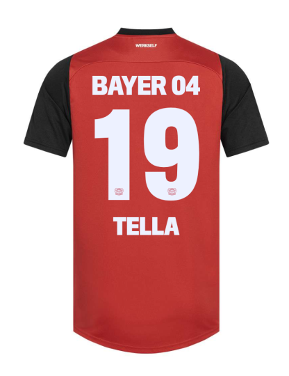 Bayer 04 Leverkusen TELLA 19 Home Jersey 24-25