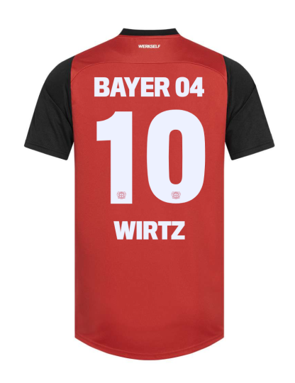 Bayer 04 Leverkusen WIRTZ 10 Home Jersey 24-25