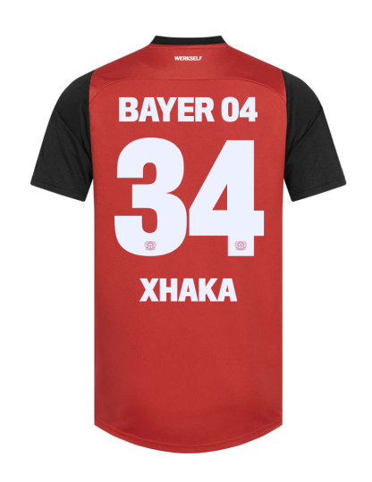 Bayer 04 Leverkusen XHAKA 34 Home Jersey  24-25