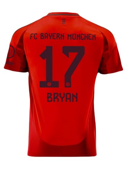 Bayern Munich Bryan 17 Home Jersey 24-25