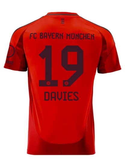 Bayern Munich Davies 19 Home Jersey 24-25