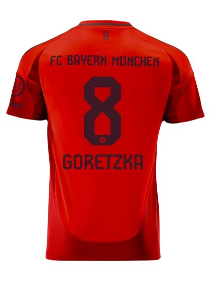 Bayern Munich Goretzka 8 Home Jersey 24-25