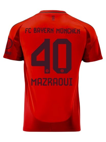 Bayern Munich Mazraoui 40 Home Jersey 24-25