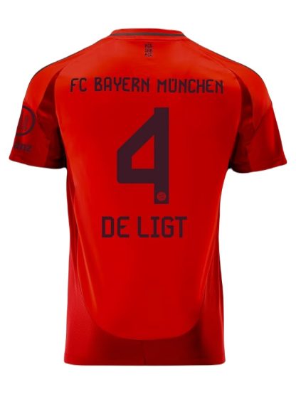 Bayern Munich de Ligt 4 Home Jersey 24-25