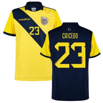 Ecuador CAICEDO 23 Home Soccer Jersey 24-25