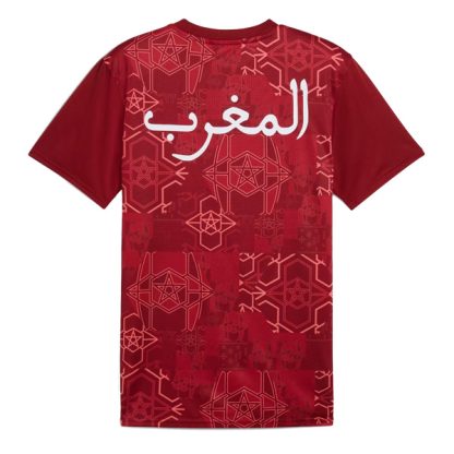 Morocco Pre Match Jersey Red 24-25 - Image 2