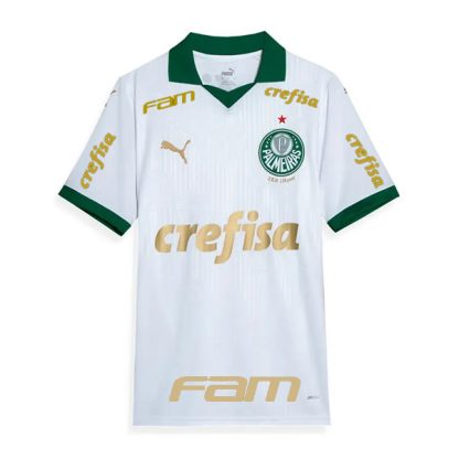 Palmeiras Away Soccer Jersey 24-25 (Full Sponsor)