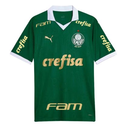 Palmeiras Home Soccer Jersey 24-25 (Full Sponsor)