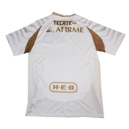 Tigres UANL Third Jersey White & Gold 24-25 - Image 2