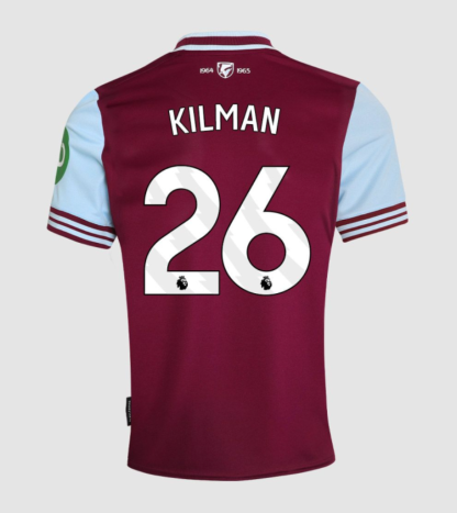 24-25 West Ham United Home KILMAN 26 Jersey