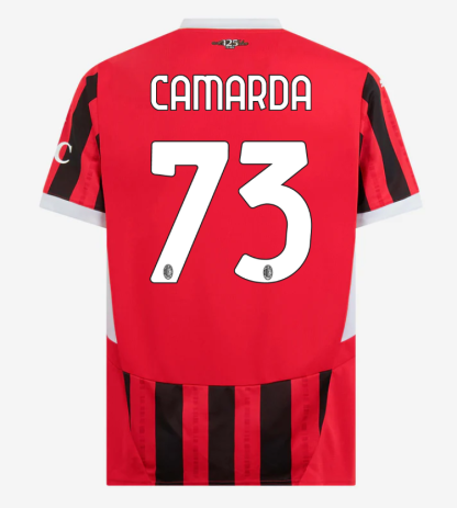 AC Milan Home Camarda 73 Serie A Jersey 24-25