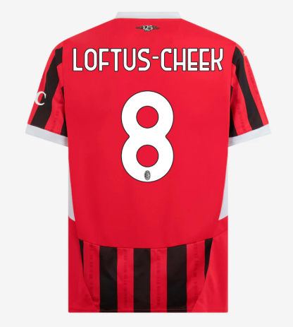 AC Milan Home Loftus-Cheek 8 Serie A Jersey 24-25