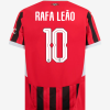 AC Milan Home Rafa Leão 10 Champions League Jersey 24-25