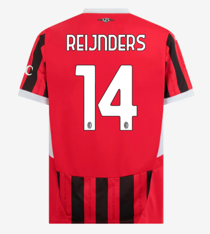 AC Milan Home Reijnders 14 Serie A Jersey 24-25