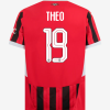AC Milan Home THEO 19 Champions League Jersey 24-25