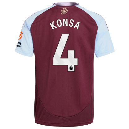 Aston Villa Home Konsa 4 Jersey 24-25