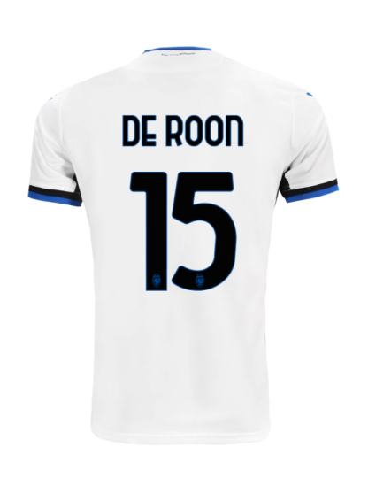 Atalanta Away DE ROON 15 Jersey 24-25